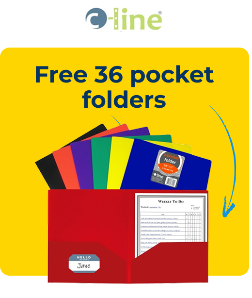 C-Line - Free 36 pocket folders