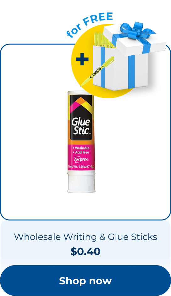 Wholesale Writing & Glue Sticks: Discounts on Avery Permanent Glue Stic AVE00166 - Bulk