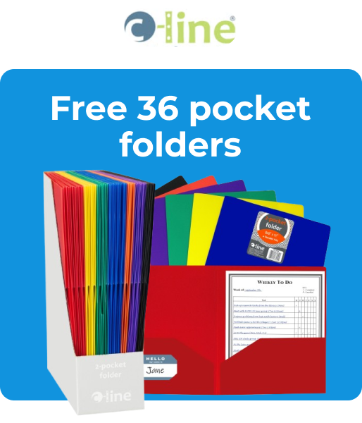 C-Line - Free 36 pocket folders