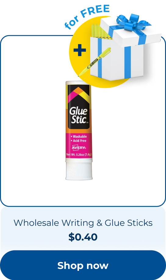 Wholesale Writing & Glue Sticks: Discounts on Avery Permanent Glue Stic AVE00166 - Bulk