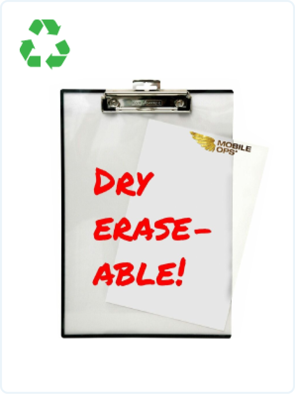 DRY ERASE-ABLE!