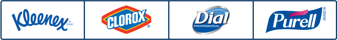 Kleenex | CLOROX | Dial | Purell
