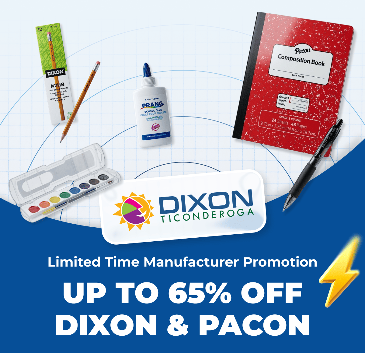 Up to 65% off Dixon and Pacon