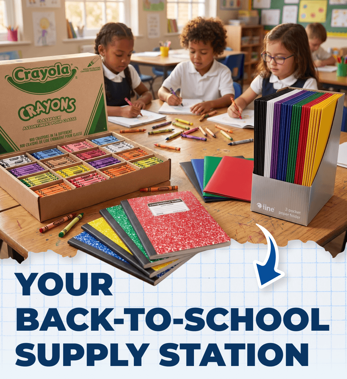 Your Back-to-School supply station