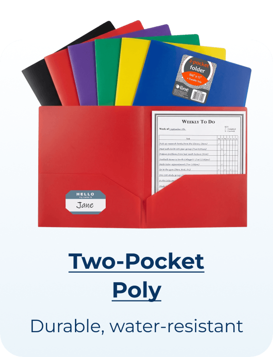 Two-Pocket Poly