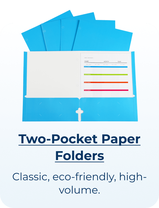 Two-Pocket Paper Folders