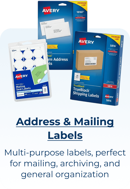 Address & Mailing Labels