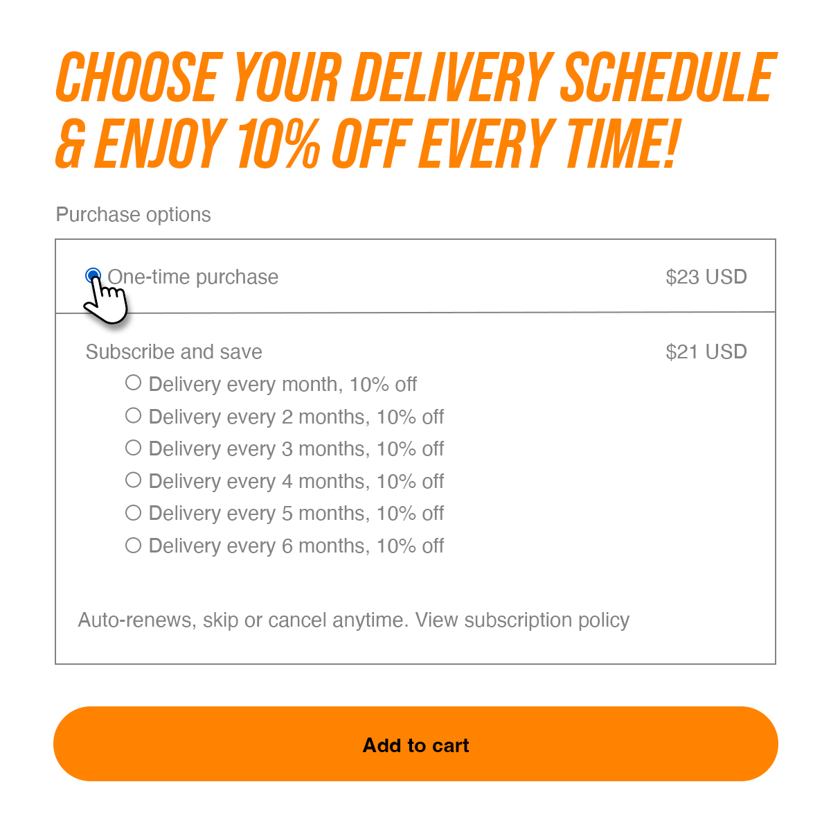 Subscribe & Save