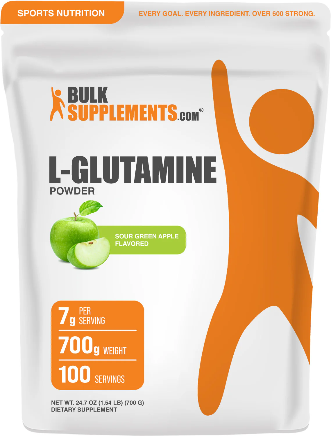 Image of L-Glutamine Powder - Sour Apple
