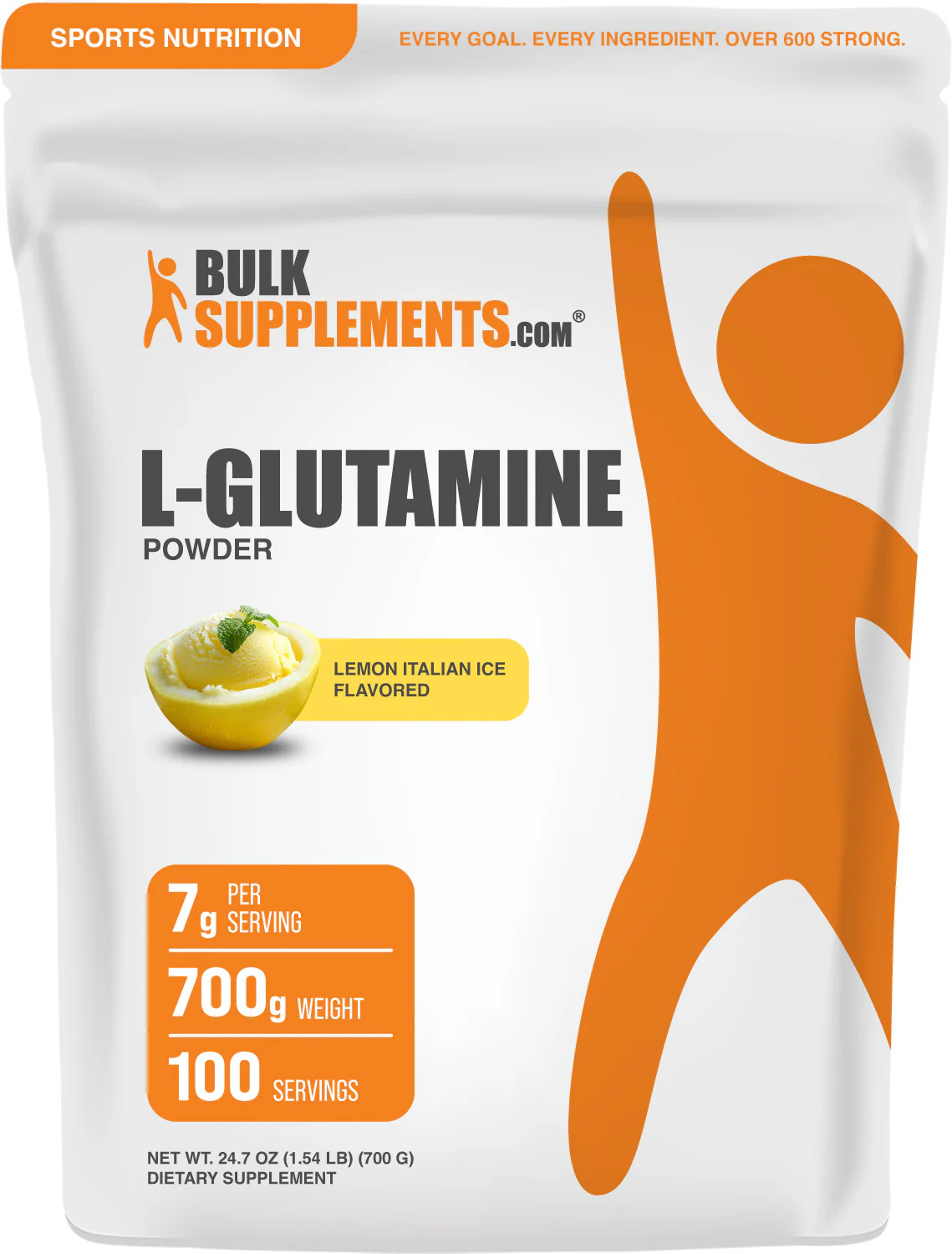 Image of L-Glutamine Powder - Lemon Italian Ice