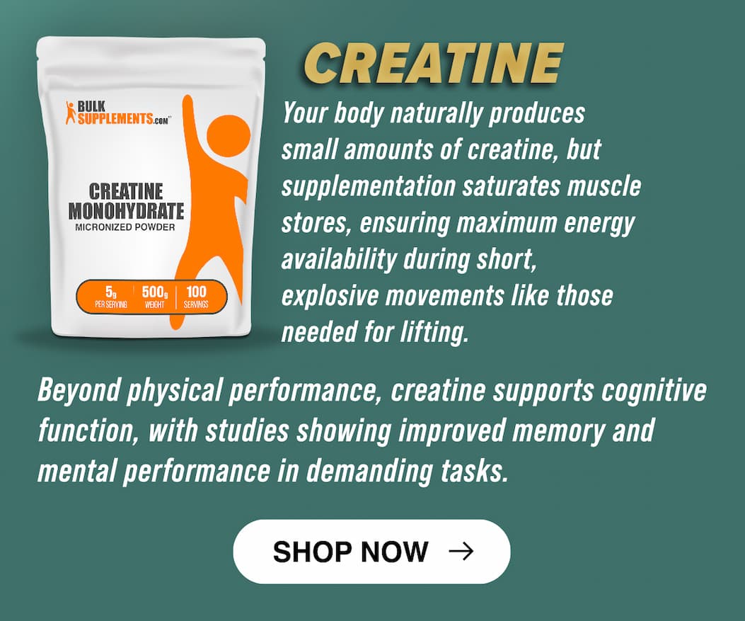 Creatine bag