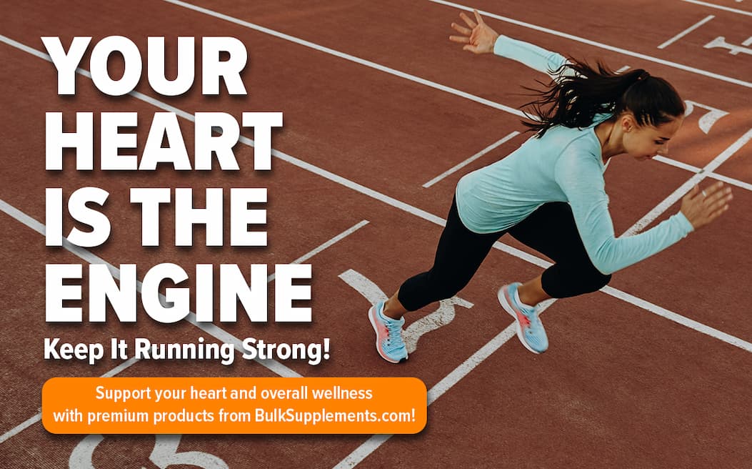 an image of a woman running on a track with a heart on the engine