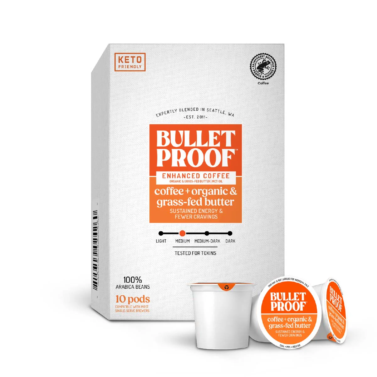 Image of Coffee + Organic & Grass-Fed Butter Pods, 10 ct.