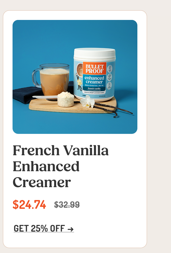 French Vanilla Enhanced Creamer