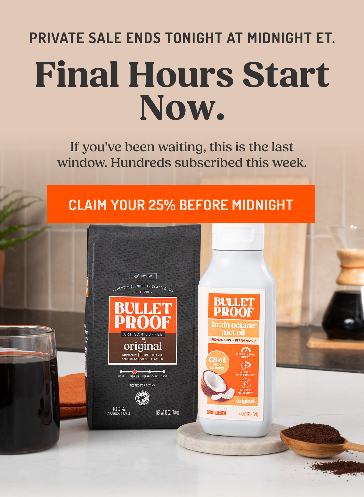 Final Hours Start Now. If you've been waiting, this is the last window. Hundreds subscribed this week. CLAIM YOUR 25% BEFORE MIDNIGHT