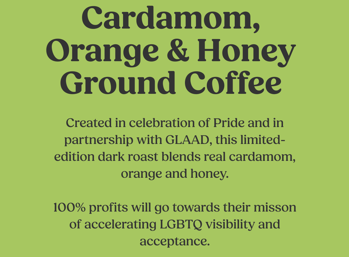 Cardamom orange and honey flavor