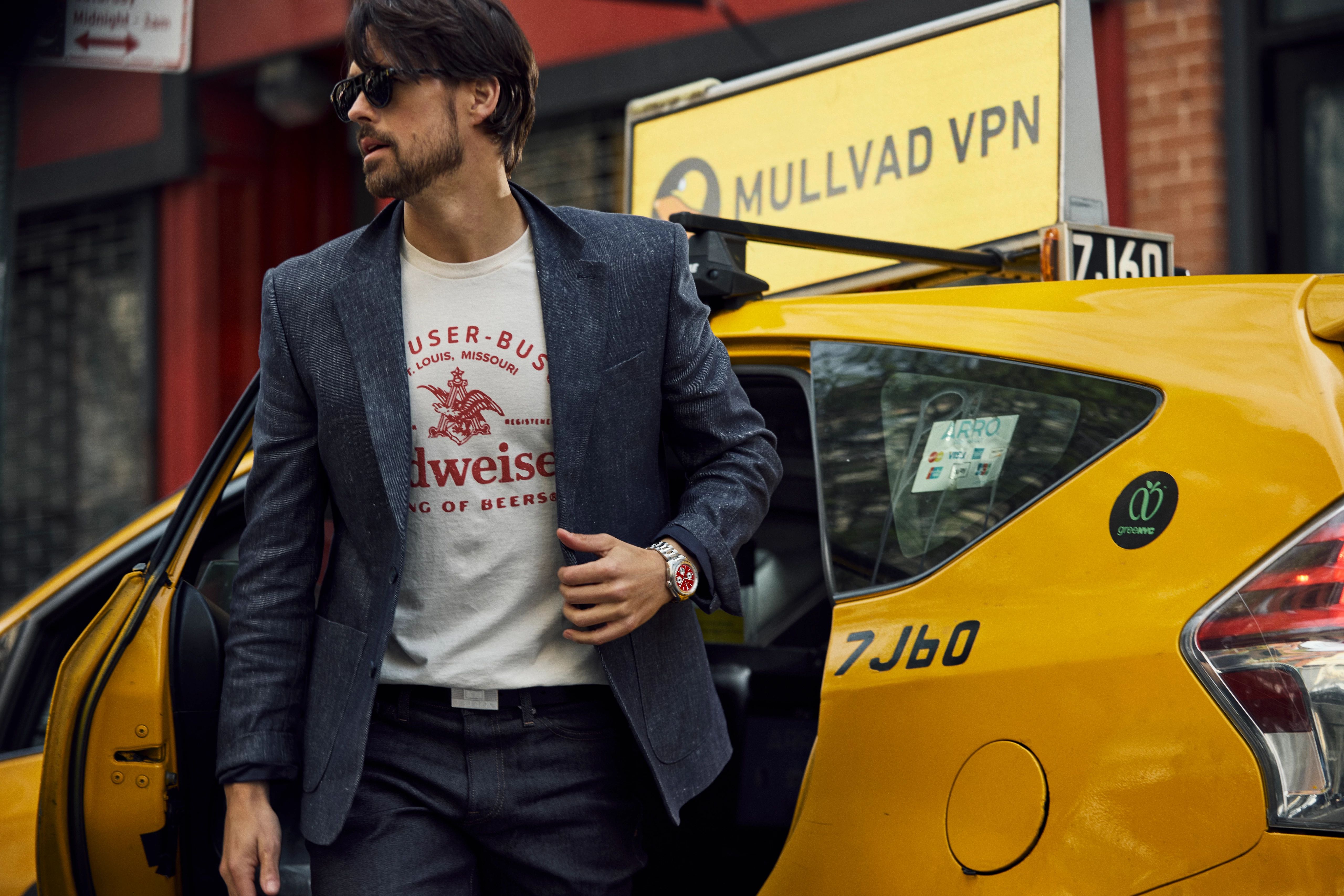 Man with Taxi