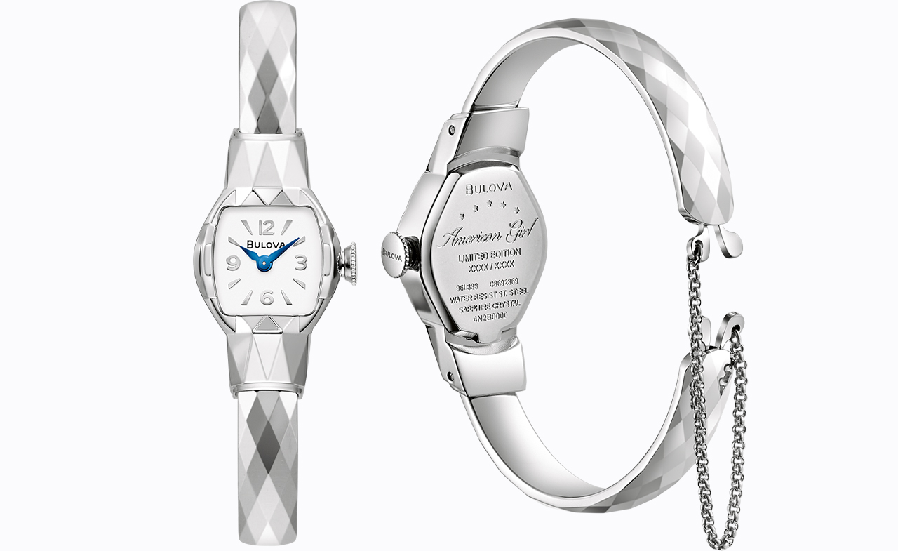 Closeup of the American Girl watch