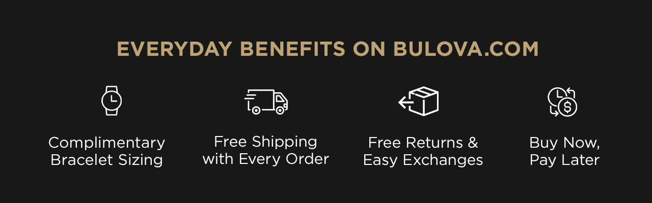 Complimentary Bracelet Sizing | Free Shipping with Every Order | Free Return & Easy Exchanges | Buy Now, Pay Later