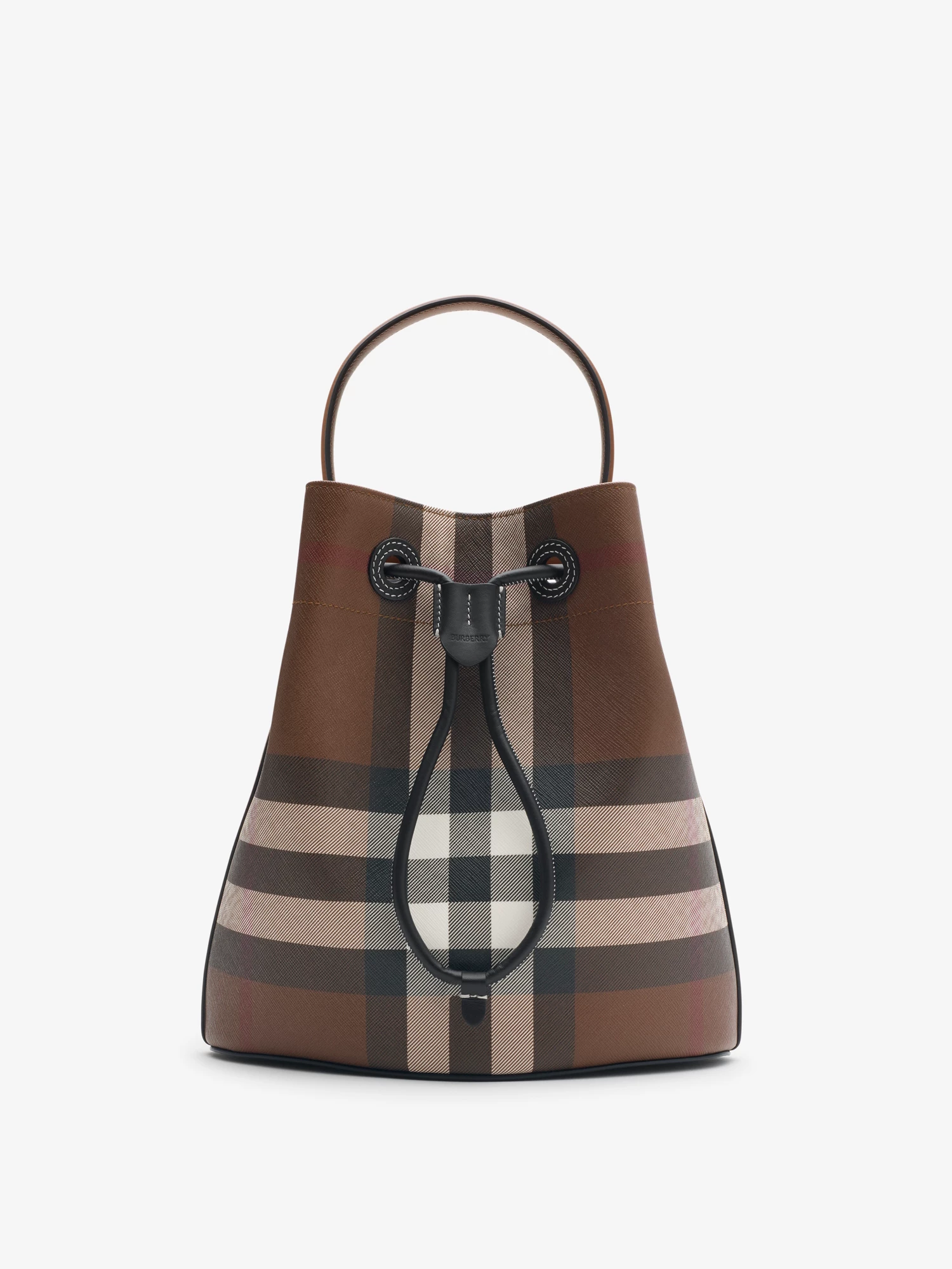 Small Check Bucket Bag