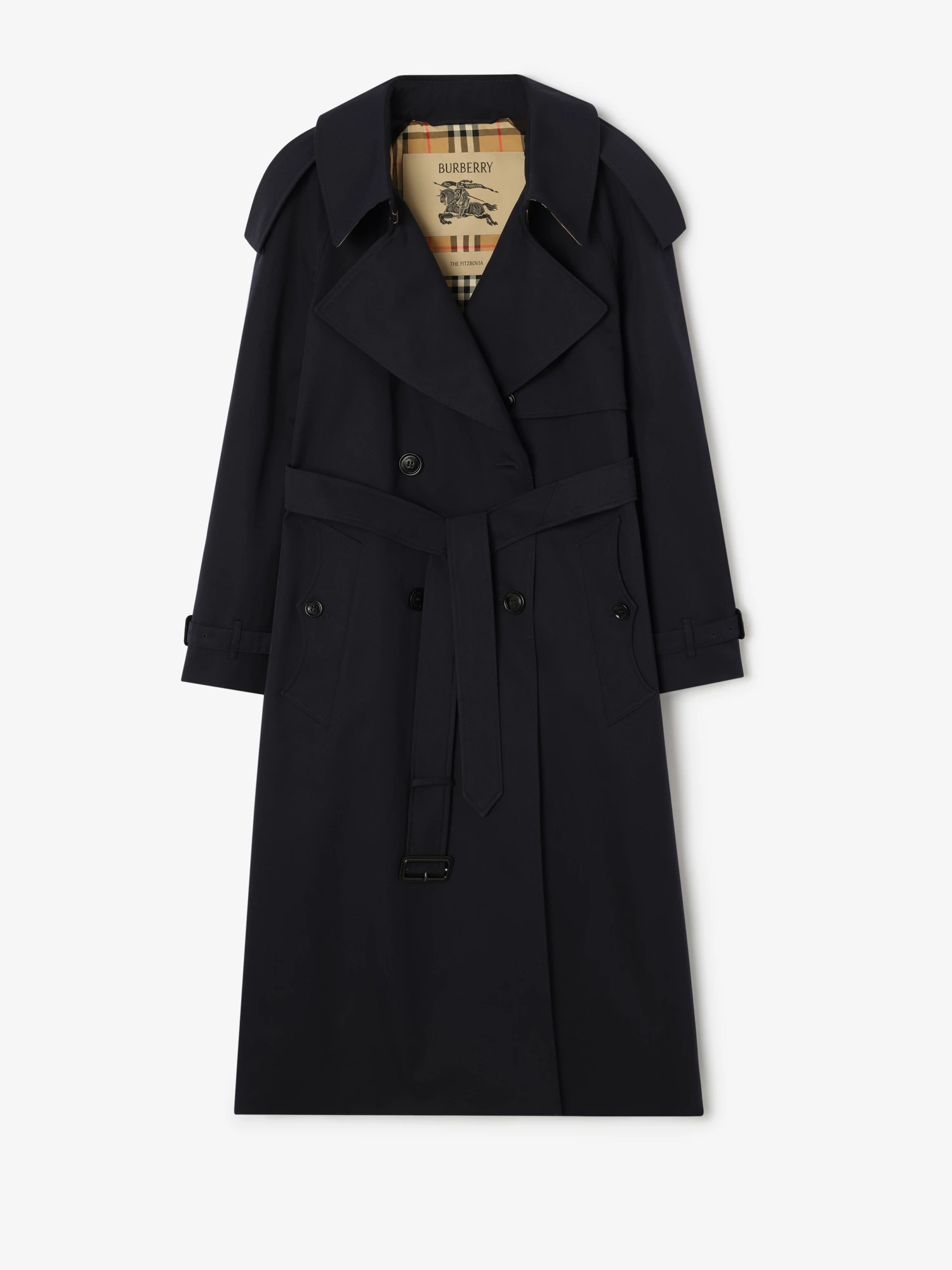 Long Gabardine Fitzrovia Trench Coat