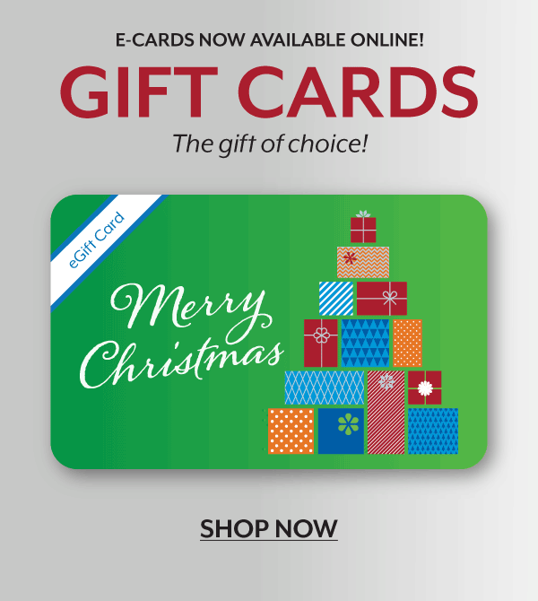 Gift Cards - The gift of choice!