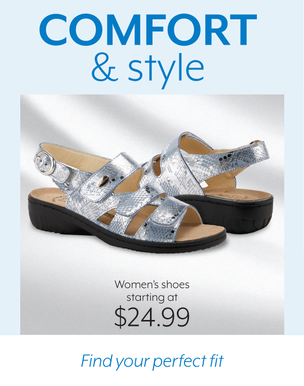Comfort & style - Women's shoes starting at 24.99
