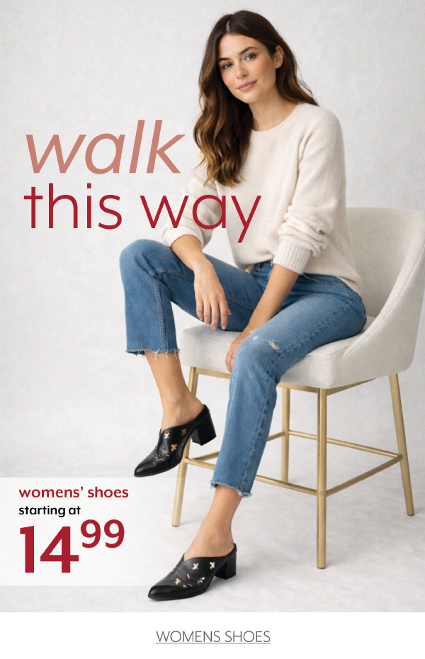 walk this way - women's shoes