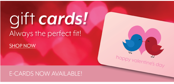 gift cards - always the perfect fit!