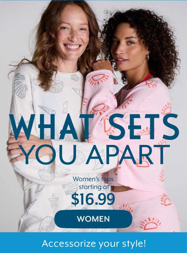 What Sets You Apart - Shop Women