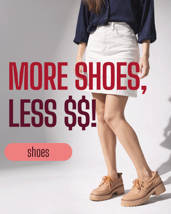 more shoes, less $$ - shop shoes