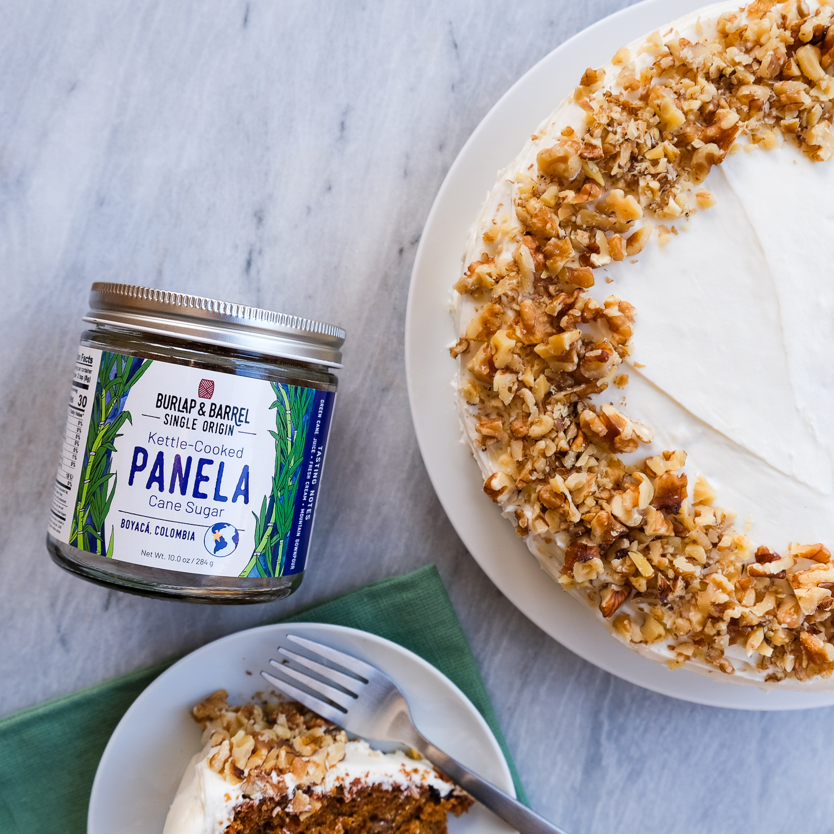Panela Carrot Cake