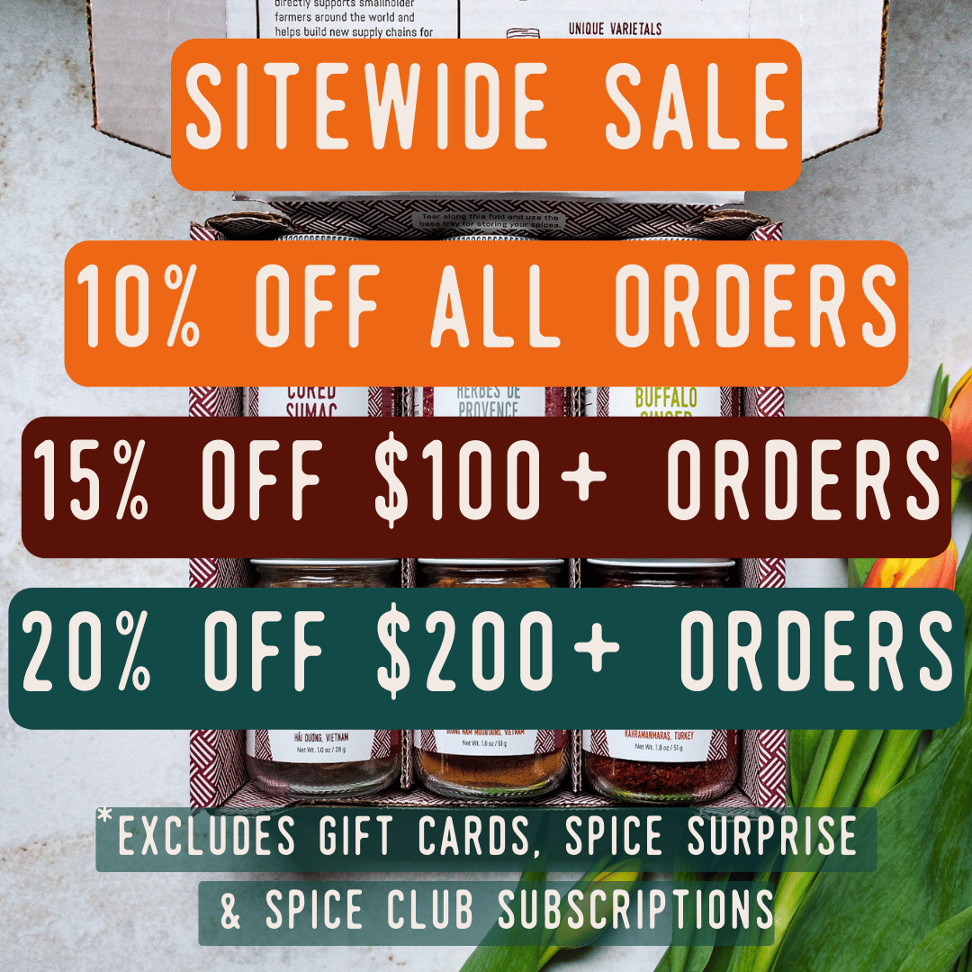 Sitewide Spring Spice Sale