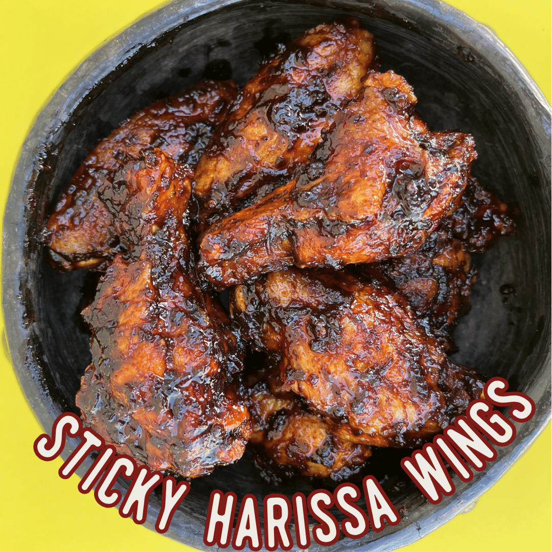 Sticky Harissa Wings