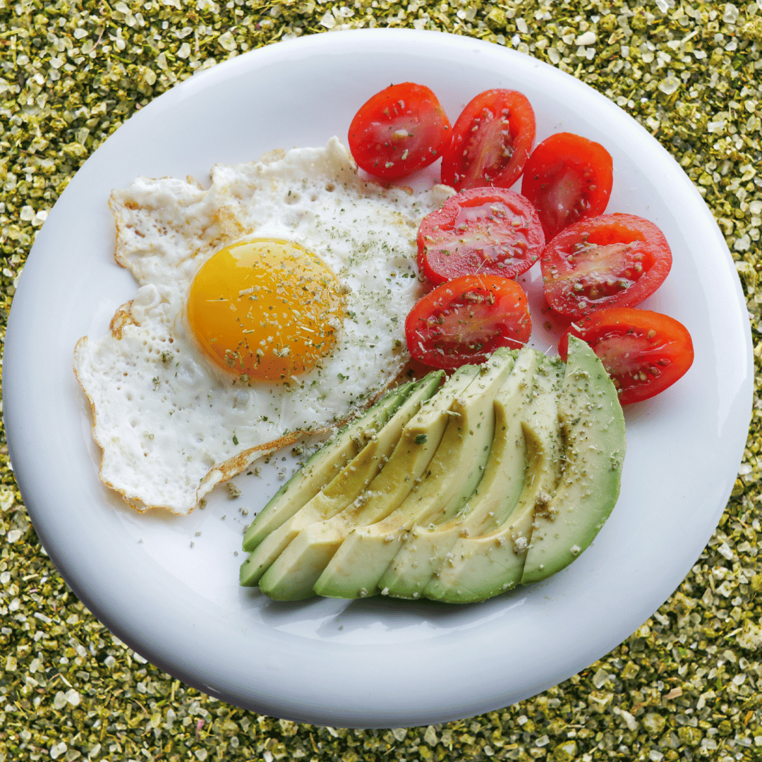Herbs & Garlic on Breakfast Platter