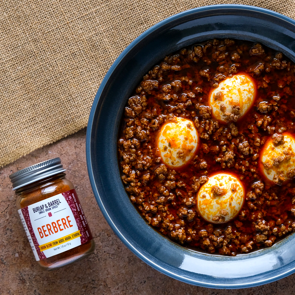 Menchet Abesh (Ground Meat with Eggs)