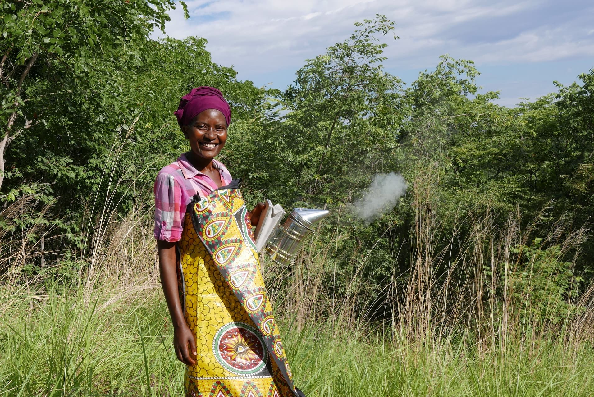 Miombo Woodland Honey Initiative Beekeeper