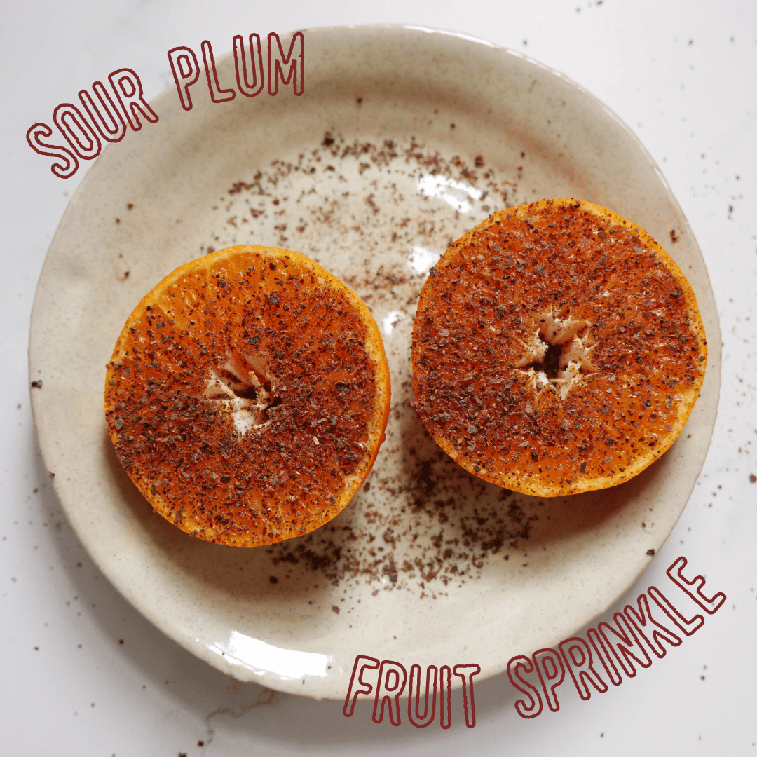 Sour Plum Powder on Citrus