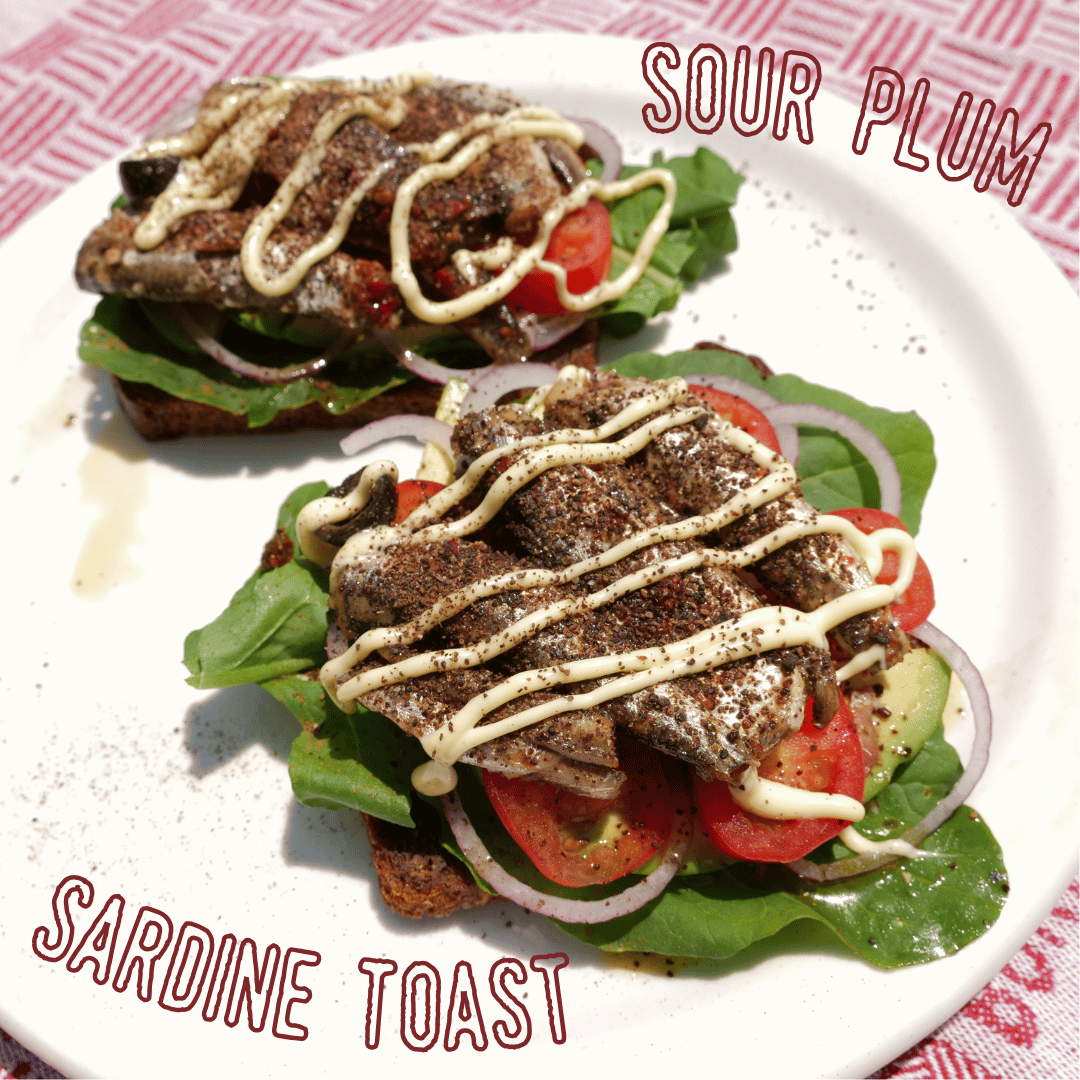 Sour Plum Sardine Toast
