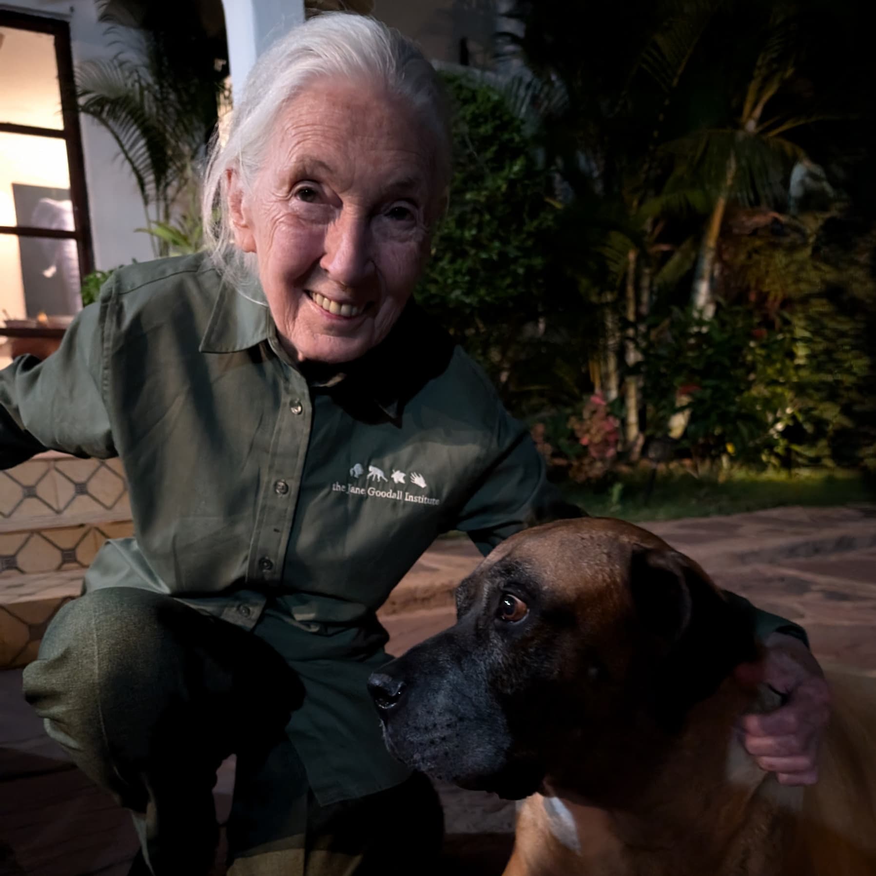 Dr. Jane Goodall with Zesco