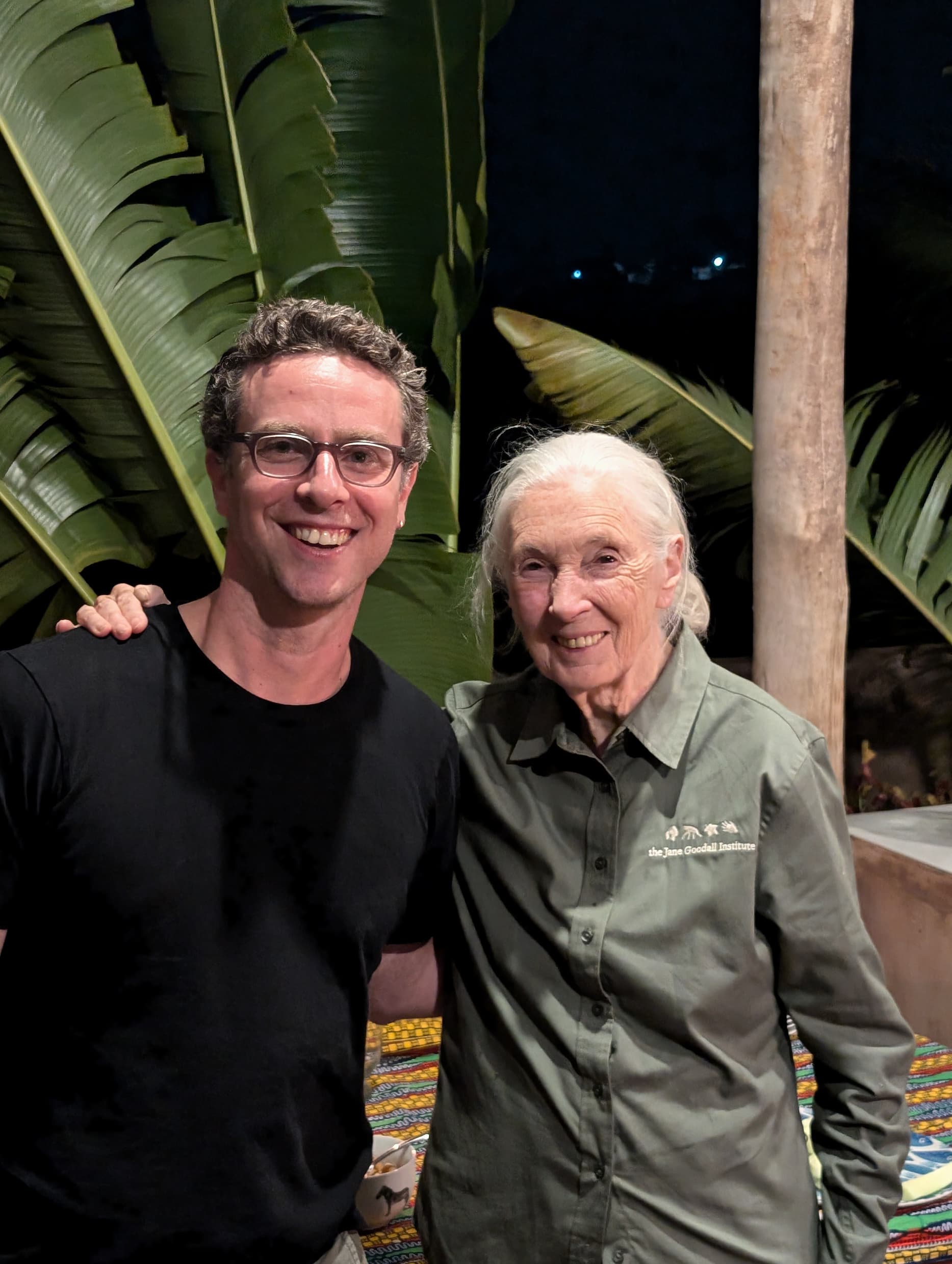 Ethan with Dr. Jane Goodall