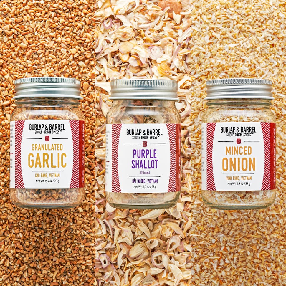 All the Alliums Crunch Trio