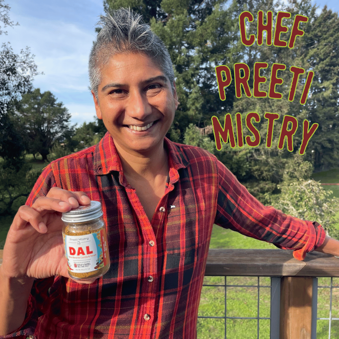 Chef Preeti Mistry with Dal Blend