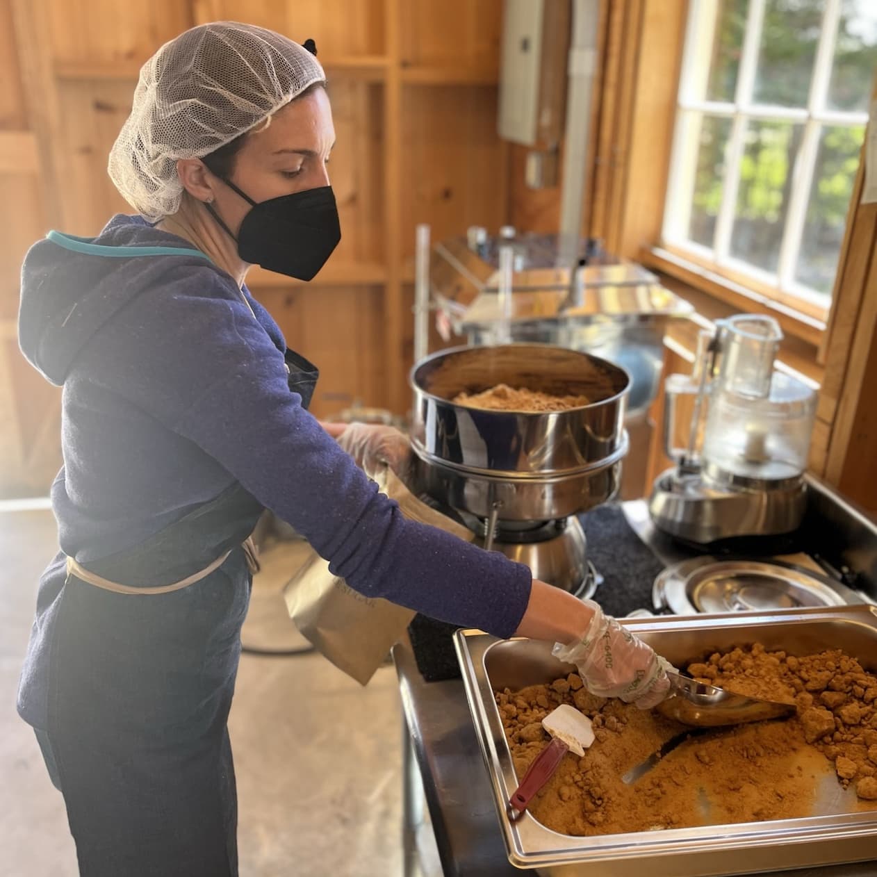 Molly Packs Wood-Fired Maple Sugar