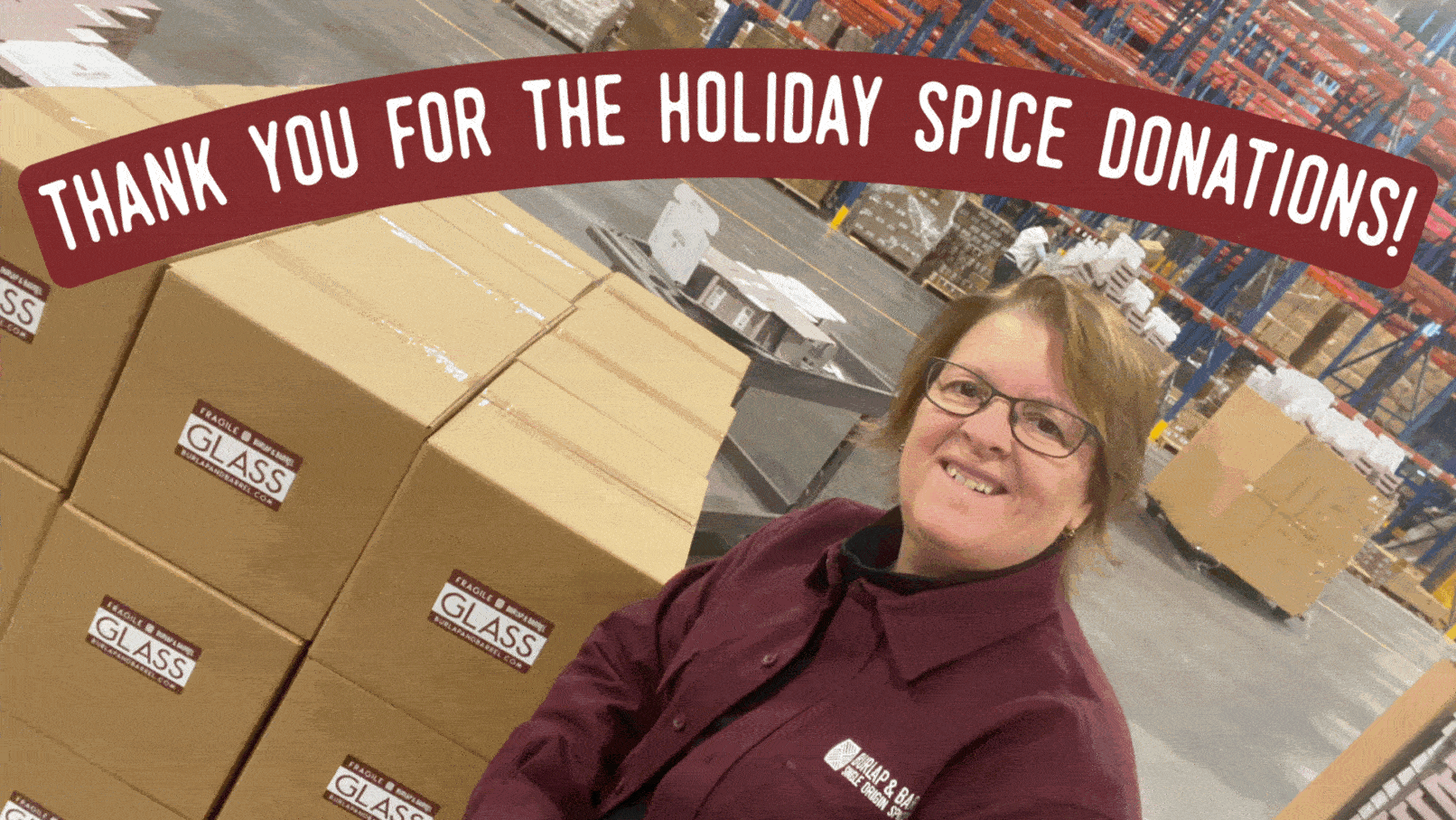 Delivering Holiday Spice Donations to the Maryland Food Bank