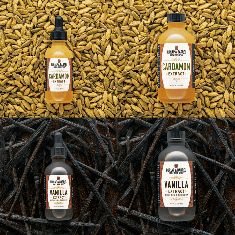 Cardamom Extracts and Vanilla Extracts, New Low Prices