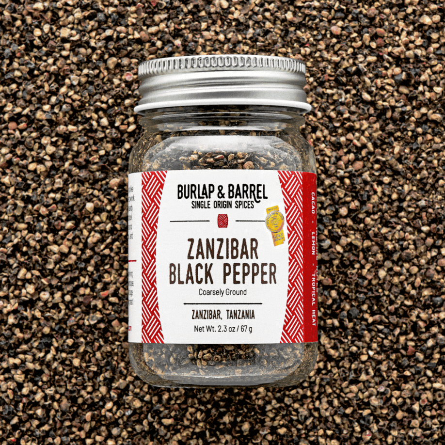 Coarsely Ground Zanzibar Black Pepper