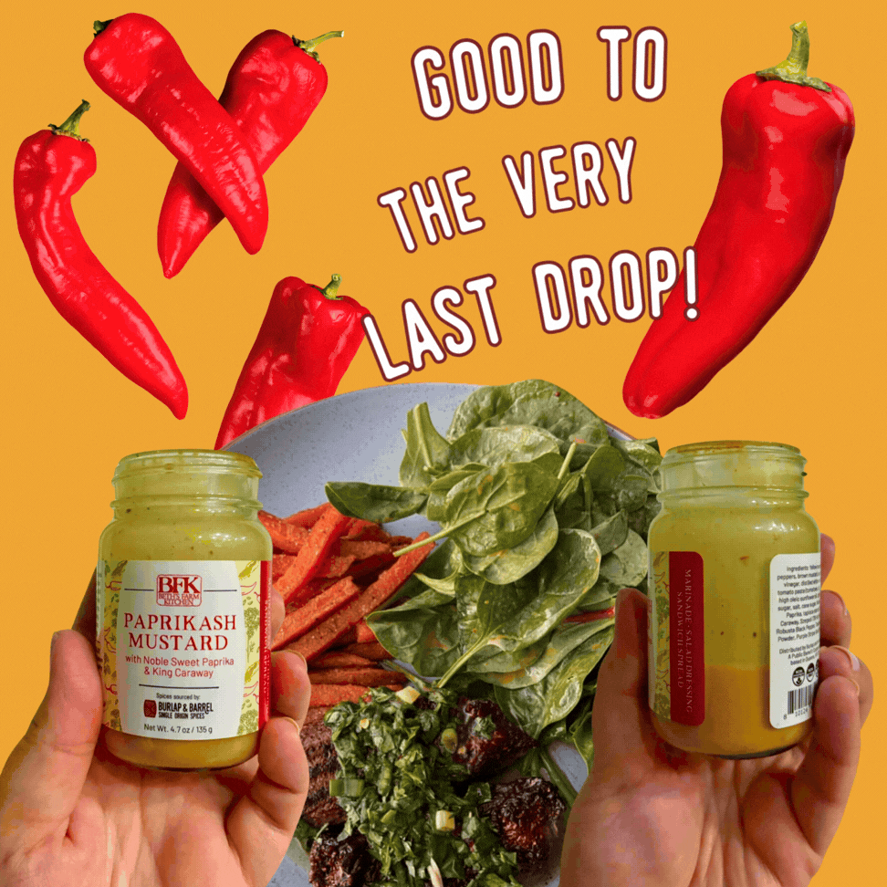 Paprikash Mustard: good to the very last drop!