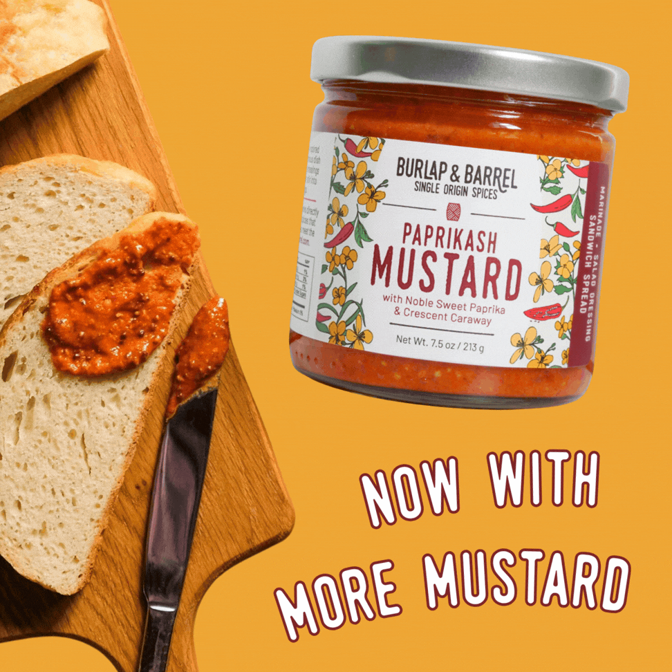 Paprikash Mustard: now with more mustard in every jar!