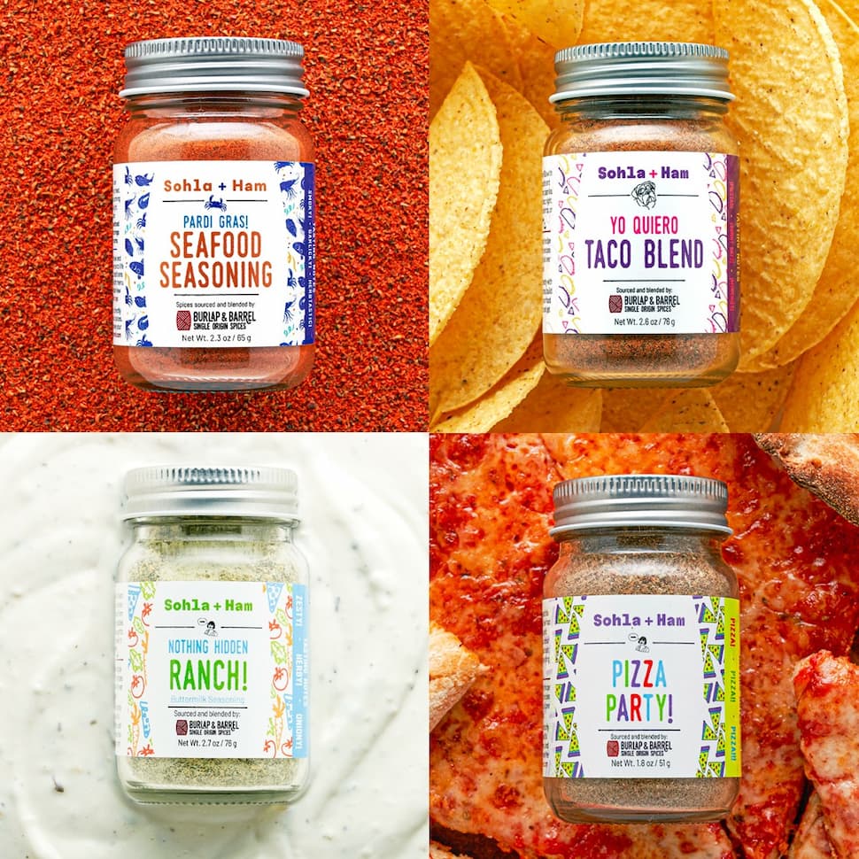 Sohla + Ham Blends Collection from Burlap & Barrel